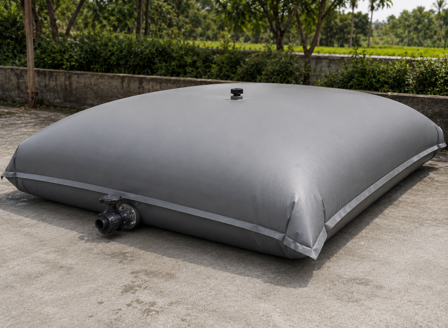 Flexible water tank made with FLEX Composite